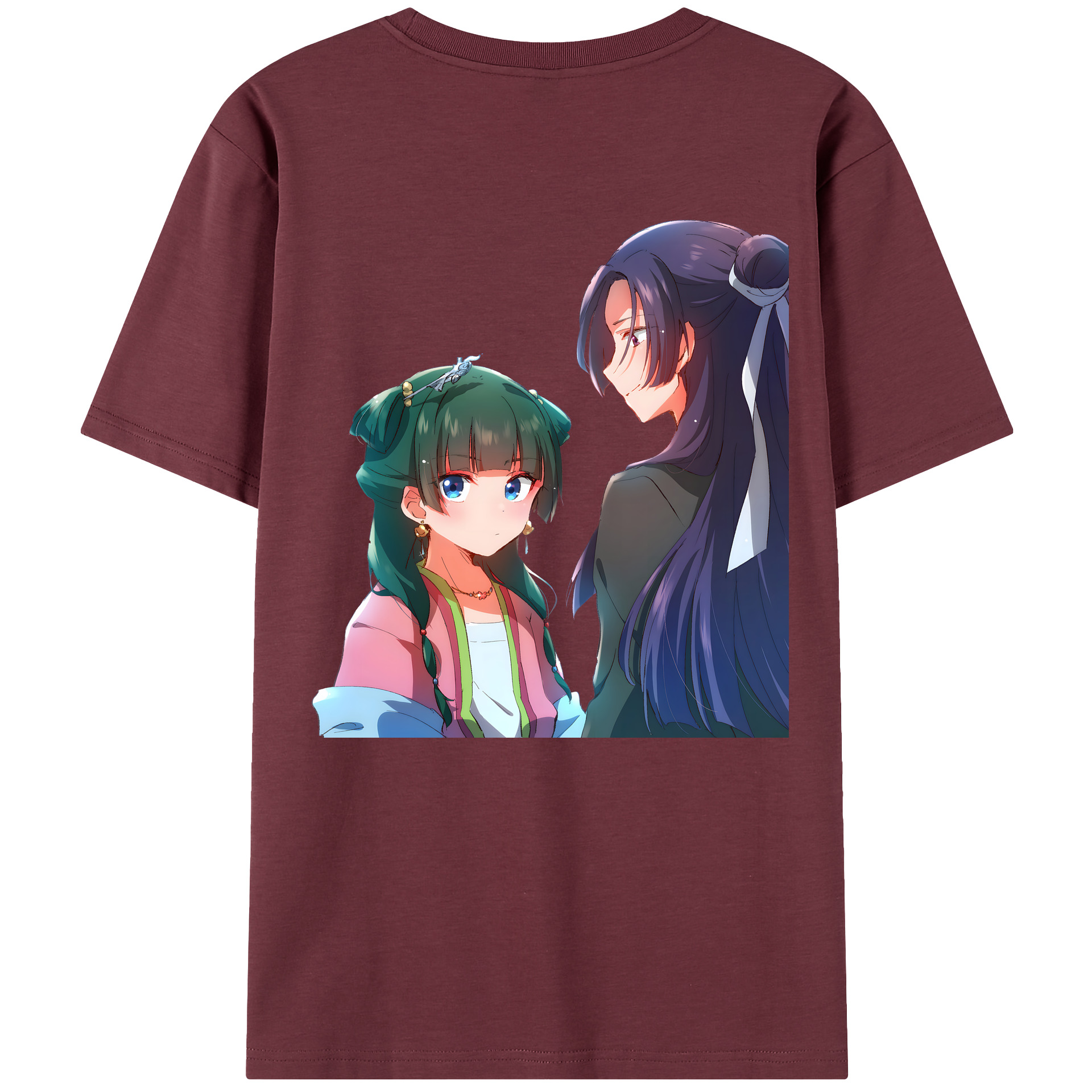 （画像用） 薬屋のひとりごと The Apothecary Diaries 綿100％半袖Tシャツ（背面プリント）